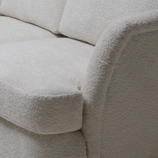 White Boucle Sofa, 1980s