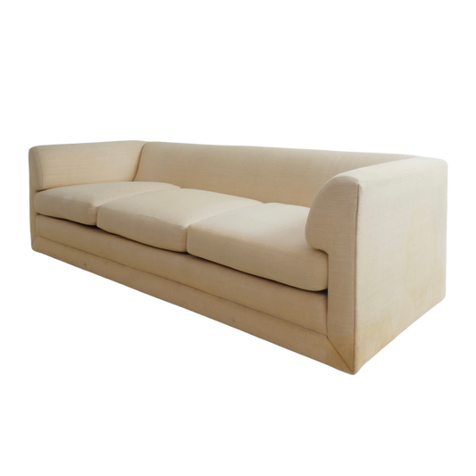Linen Sofa, 1990s