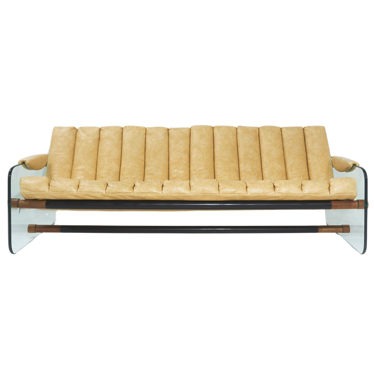 Glass Frame Sofa by Fabio Lenci, 1960s