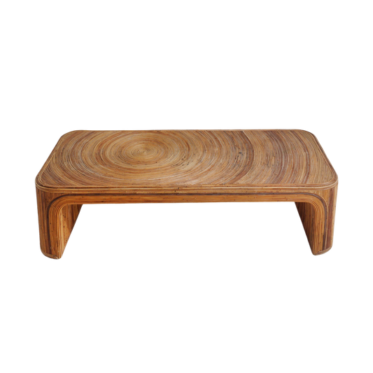Pencil Reed Coffee Table, 1970s