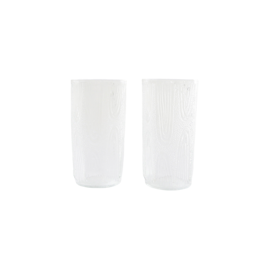 Set of 6 Textured Tumblers