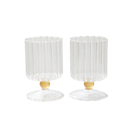 Pair of Short Stemmed Chalices