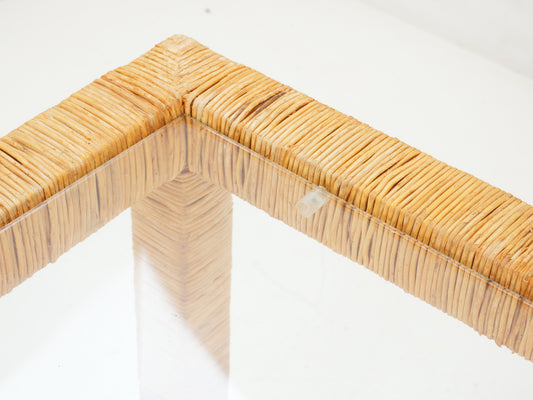 Rattan Console, 1970s