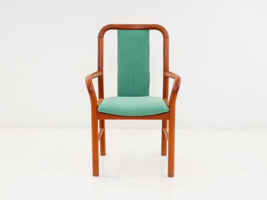Pair of Bentwood Teak Chairs, 1970s
