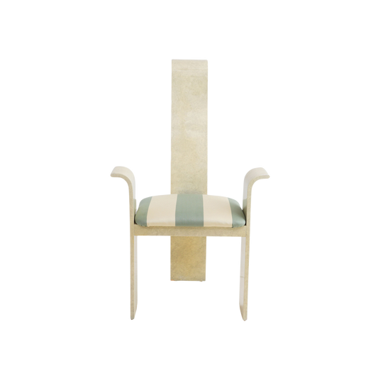 Postmodern Sculptural Dining Chair, 1980s
