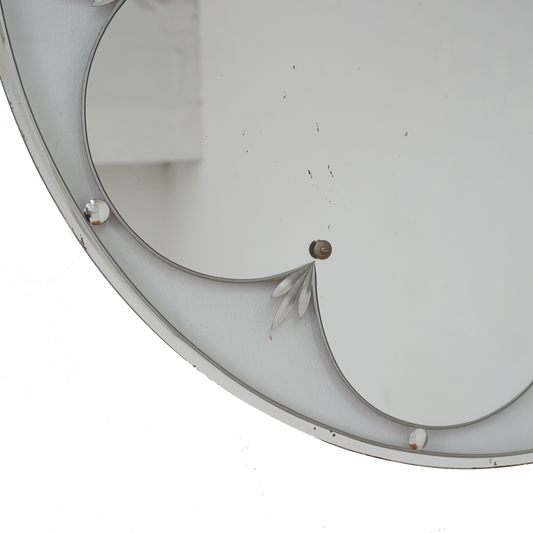 Art Deco Floral Mirror
