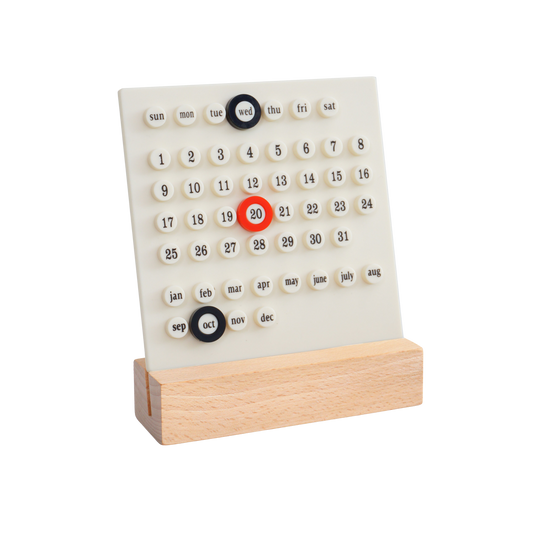 Adjustable Tabletop Calendar
