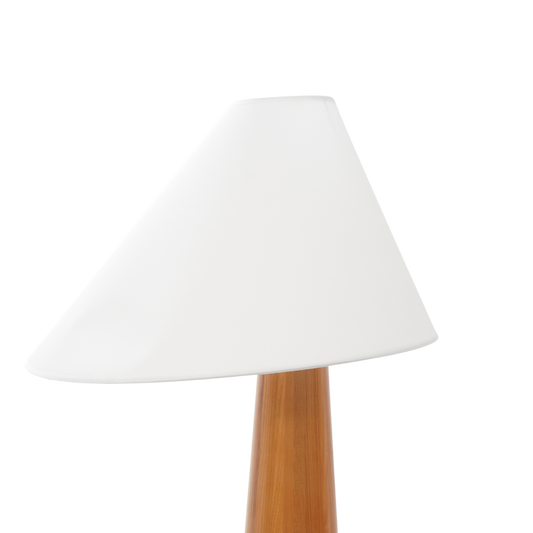 Asymmetrical Wood Floor Lamp