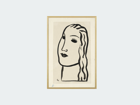 Female Head by Leo Gestel