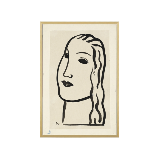 Female Head by Leo Gestel