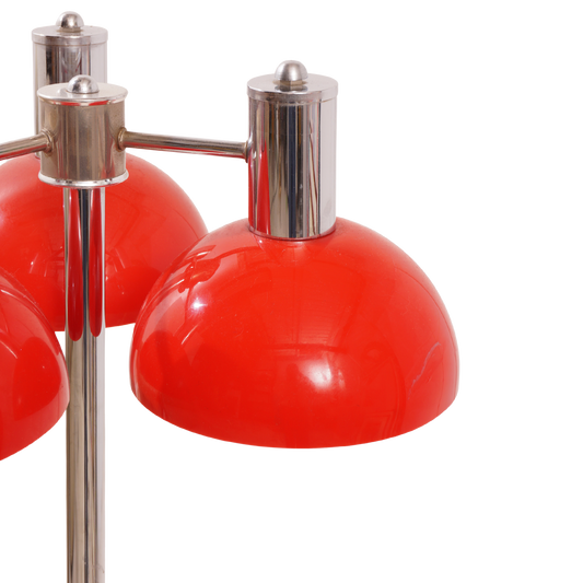Chrome 3-Light Table Lamp
