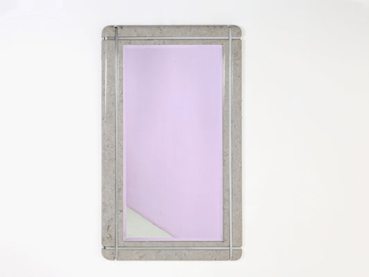 Marble & Chrome Wall Mirror