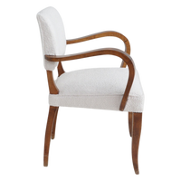 Set of 4 French Bouclé Chairs, 1970s