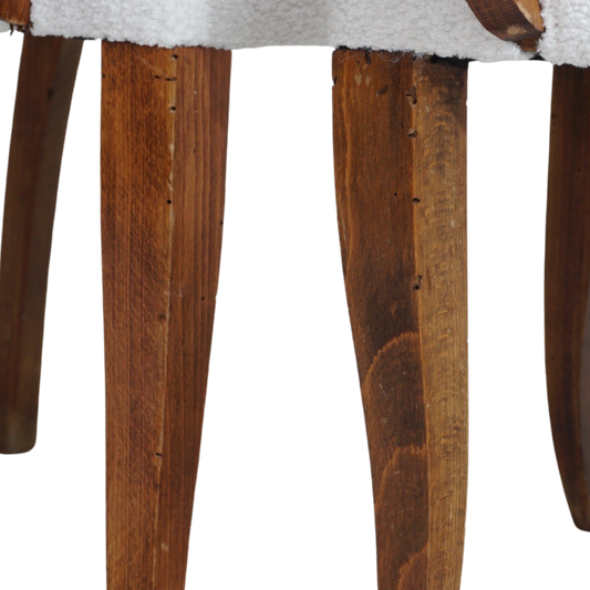 Set of 4 French Bouclé Chairs, 1970s