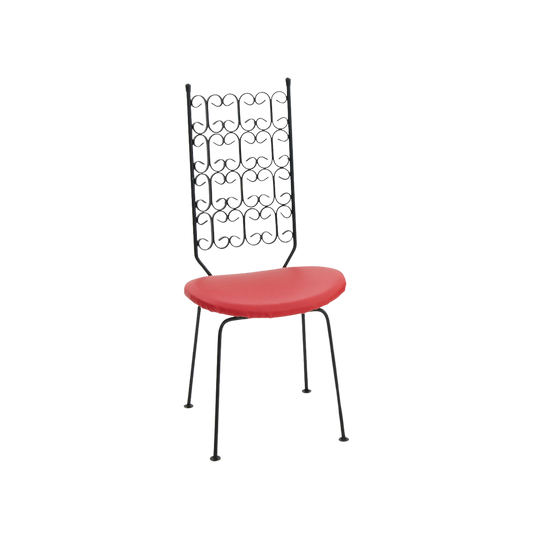 Iron Scroll Chair by Arthur Umanoff, 1960s