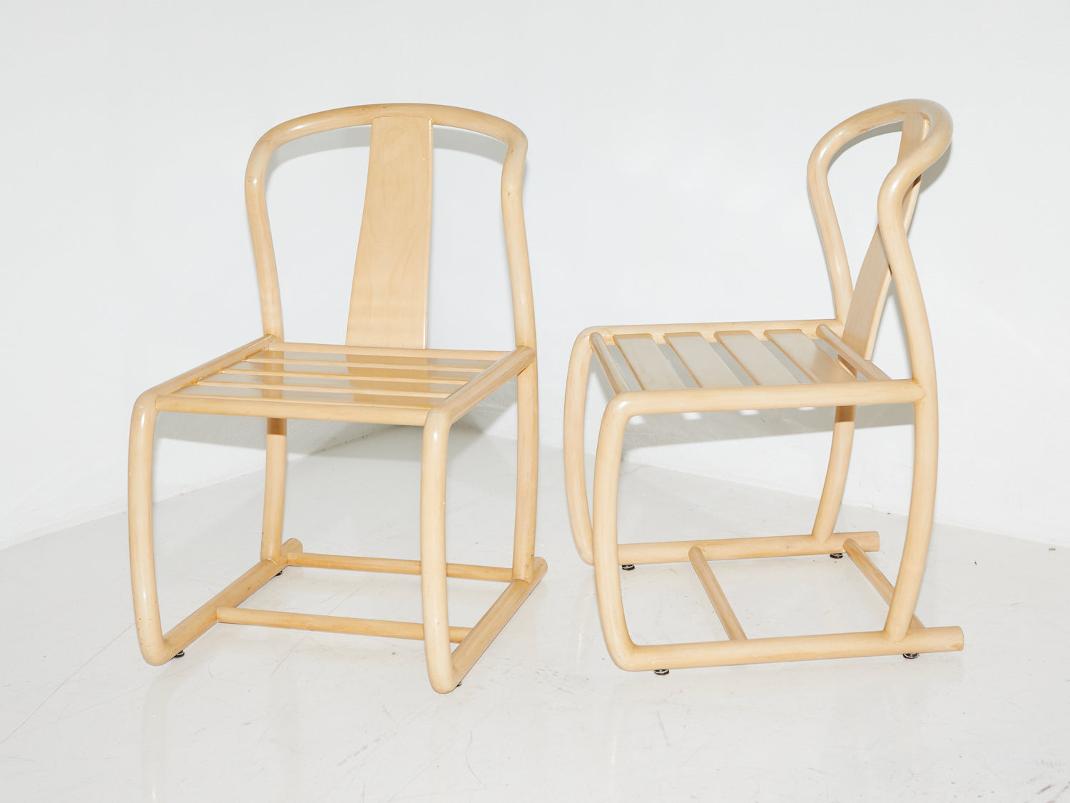 2 Italian bentwood chairs by Tecnosedia