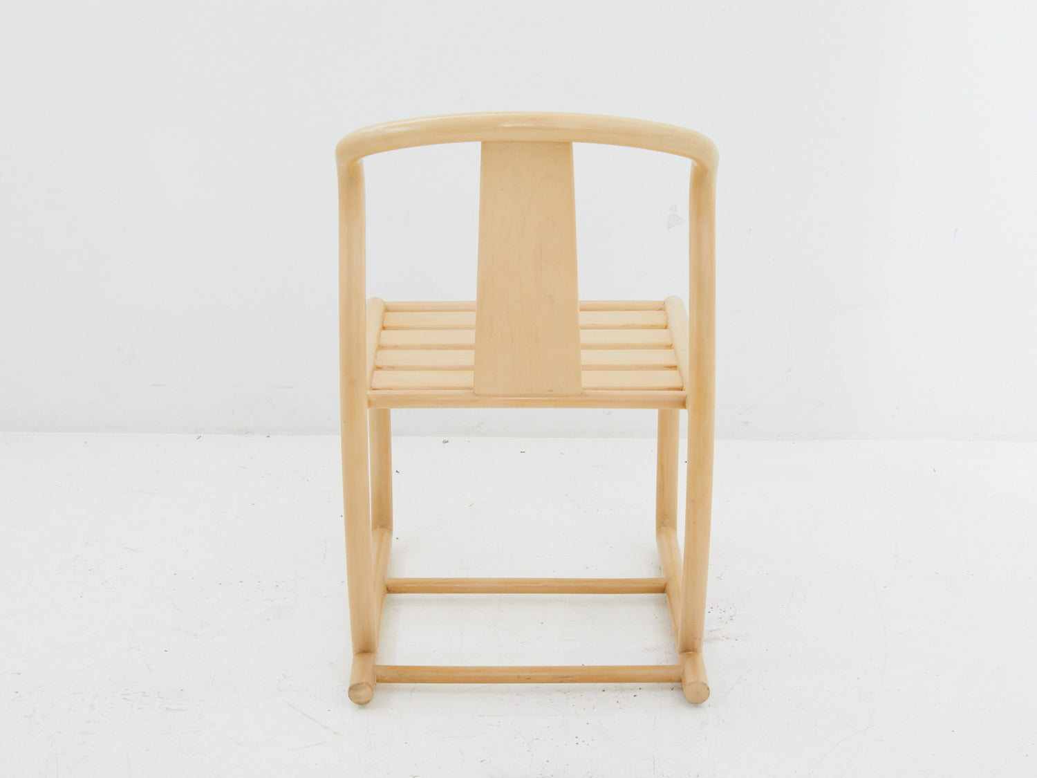 Back view of an Italian bentwood chair by Tecnosedia, 1980s