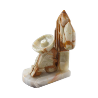 Pair of Onyx Siesta Bookends, 1970s