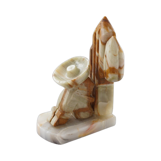 Pair of Onyx Siesta Bookends, 1970s