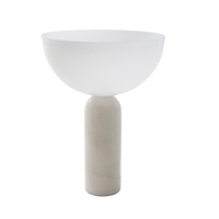 Travertine Base Lamp