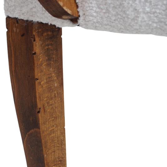 Set of 4 French Bouclé Chairs, 1970s