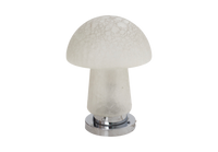 Glass Mushroom Table Lamp, 1970s