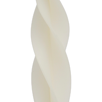 Pair of Twisted Taper Candles, 1970s