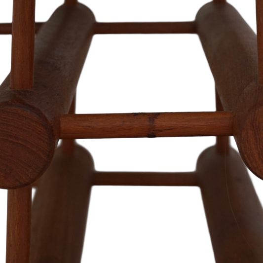 Teak Wine Rack by Nissen Langaa, 1960s