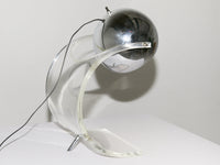 Arched Lucite Lamp by Robert Sonneman, 1970s