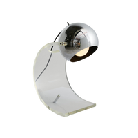 Arched Lucite Lamp by Robert Sonneman, 1970s