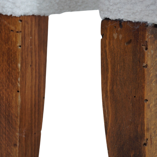 Set of 4 French Bouclé Chairs, 1970s