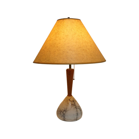 Pair of Marble Base Table Lamps, 1960s