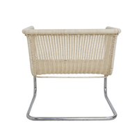 Pair of Woven Rattan Armchairs