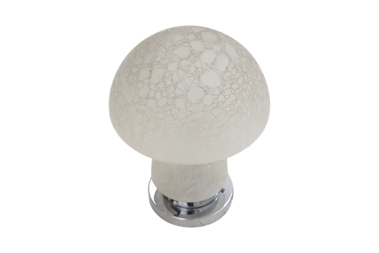 Glass Mushroom Table Lamp, 1970s