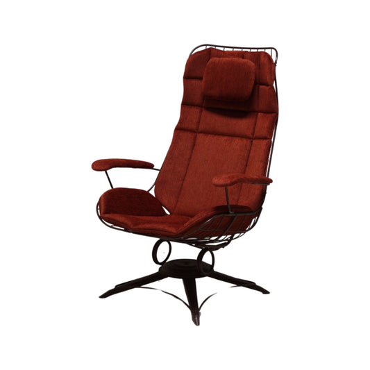 Iron Frame Swivel Chair, 1960s