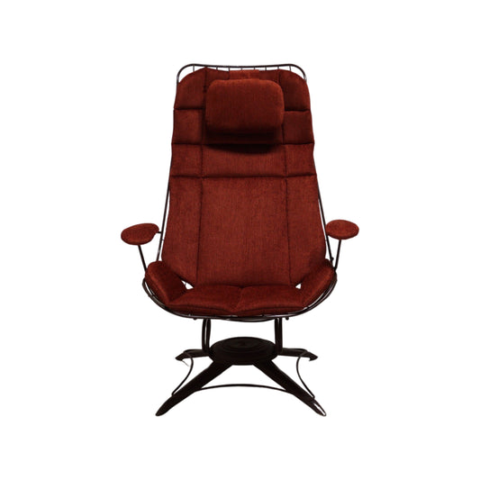 Iron Frame Swivel Chair, 1960s