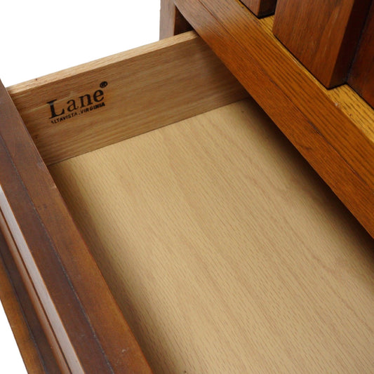 Carved Wood Armoire by Lane, 1970s