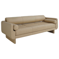 Matinee Leather Sofa by Vladimir Kagan, 1990s