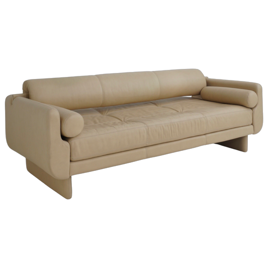 Matinee Leather Sofa by Vladimir Kagan, 1990s