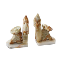 Pair of Onyx Siesta Bookends, 1970s