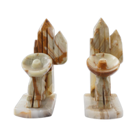 Pair of Onyx Siesta Bookends, 1970s