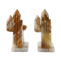 Pair of Onyx Siesta Bookends, 1970s