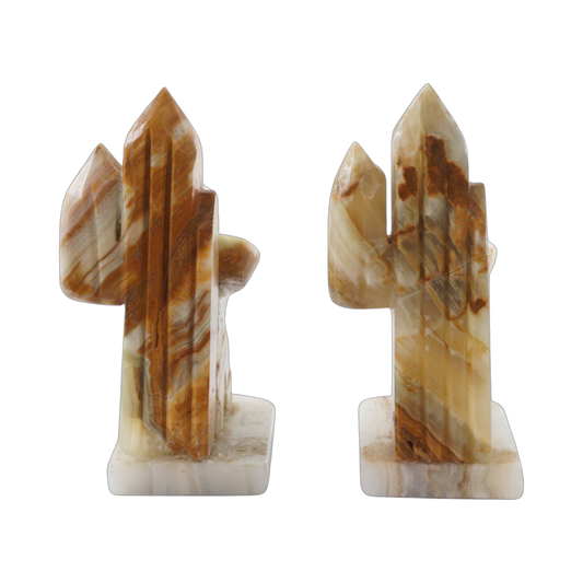Pair of Onyx Siesta Bookends, 1970s