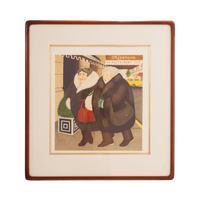 Bar & Barbara Lithograph, 26x26