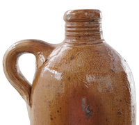 Antique German Salt Glaze Pottery Vessel