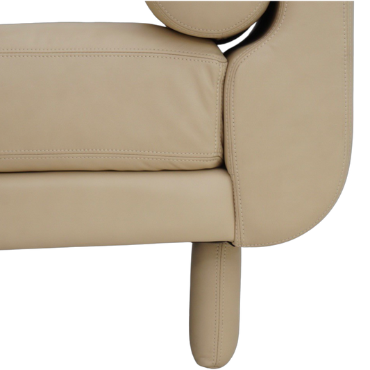 Matinee Leather Sofa by Vladimir Kagan, 1990s