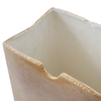 Ceramic Paper Bag Vase