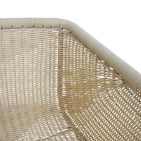 Pair of Woven Rattan Armchairs