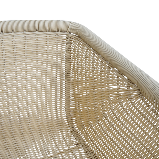 Pair of Woven Rattan Armchairs