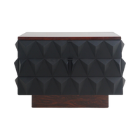 Low Brutalist Rosewood Dresser, 1960s